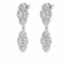 Aros Art Deco con brillantes