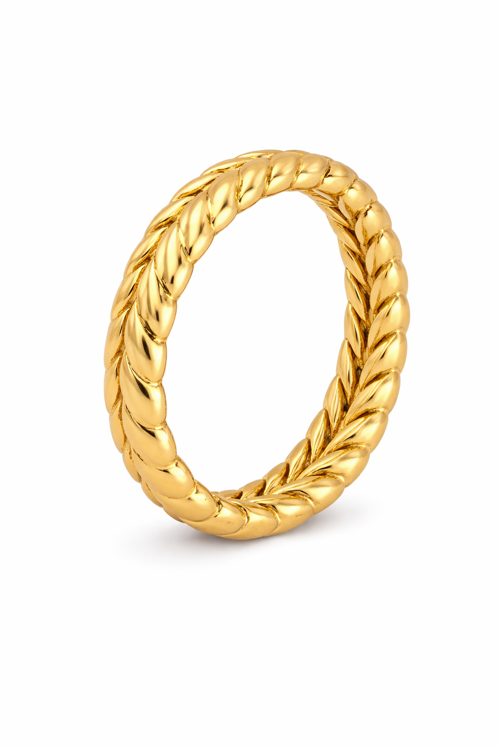 Anillo oro amarillo estilo romano
