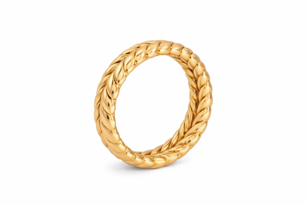 Anillo oro amarillo estilo romano
