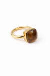 Anillo con citrino