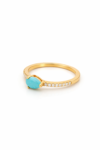 Anillo con turquesa