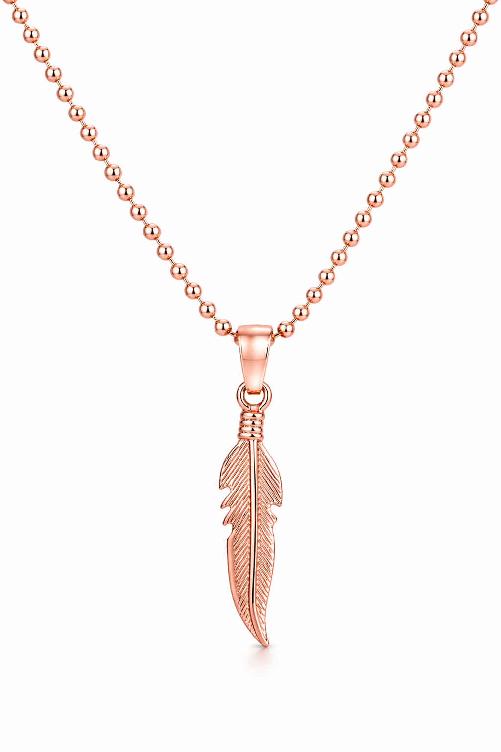 Cadena con dije de pluma Cadena con dije de Pluma