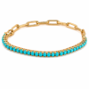 Pulsera con turquesas
