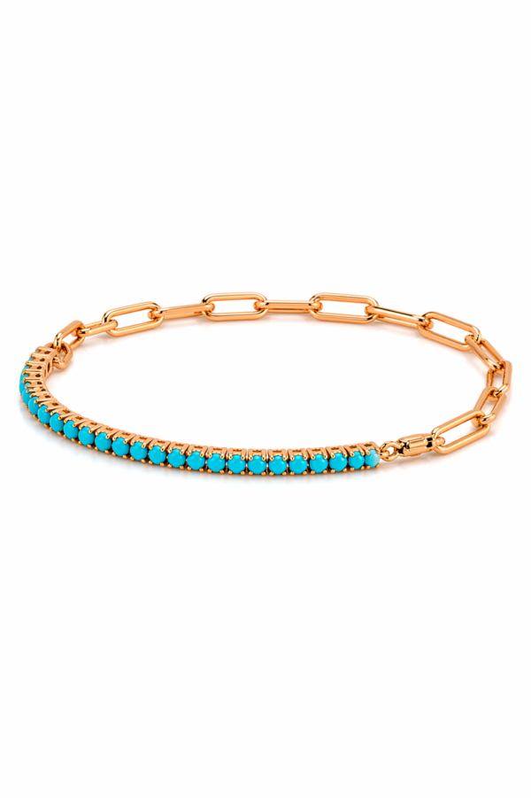 Pulsera con turquesas
