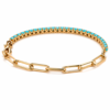Pulsera con turquesas