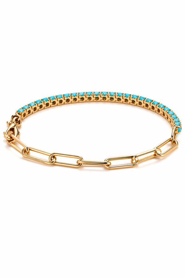 Pulsera con turquesas