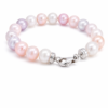 Pulsera de perlas y oro blanco
