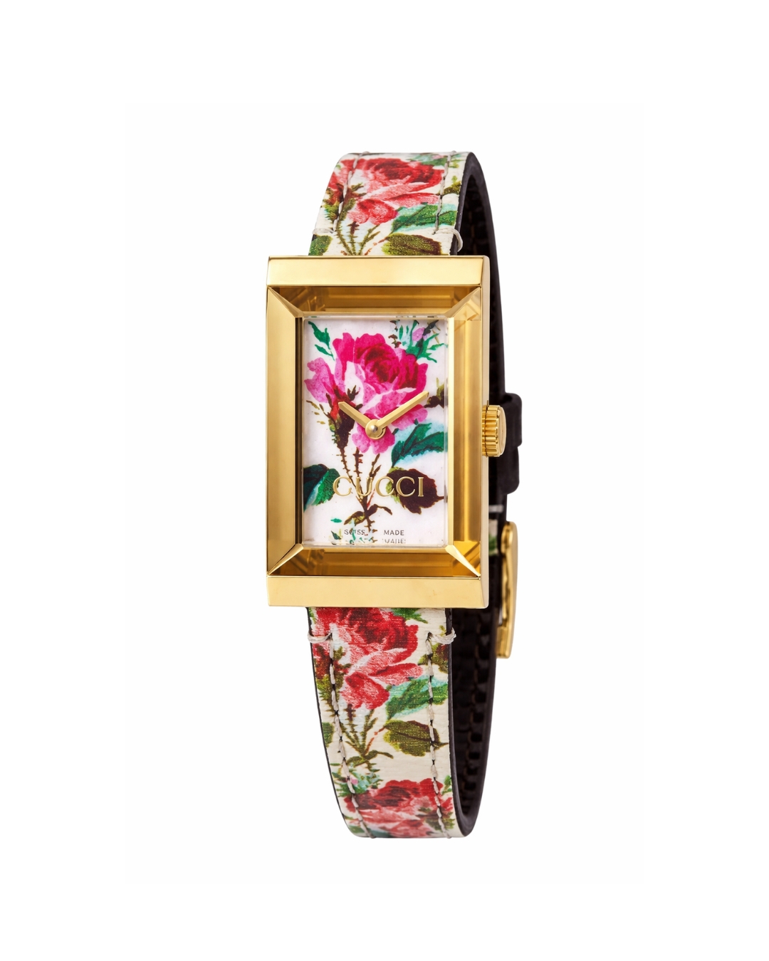 El reloj Gucci G Frame Floral YA147406