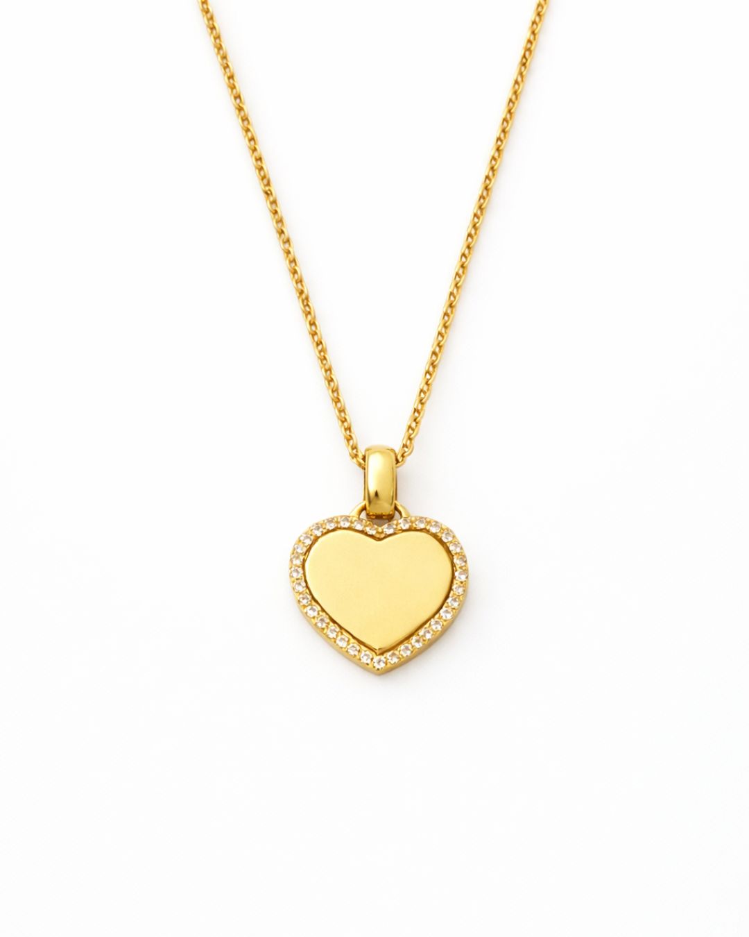 Dije corazón de oro