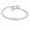 Pulsera semi rígida con dos esferas