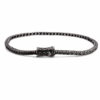 Pulsera tenis con diamantes negros