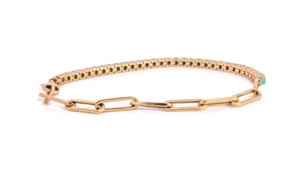 Pulsera con turquesas