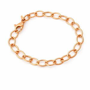 Pulsera de oro rosa