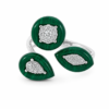 Anillo con piedra malaquita